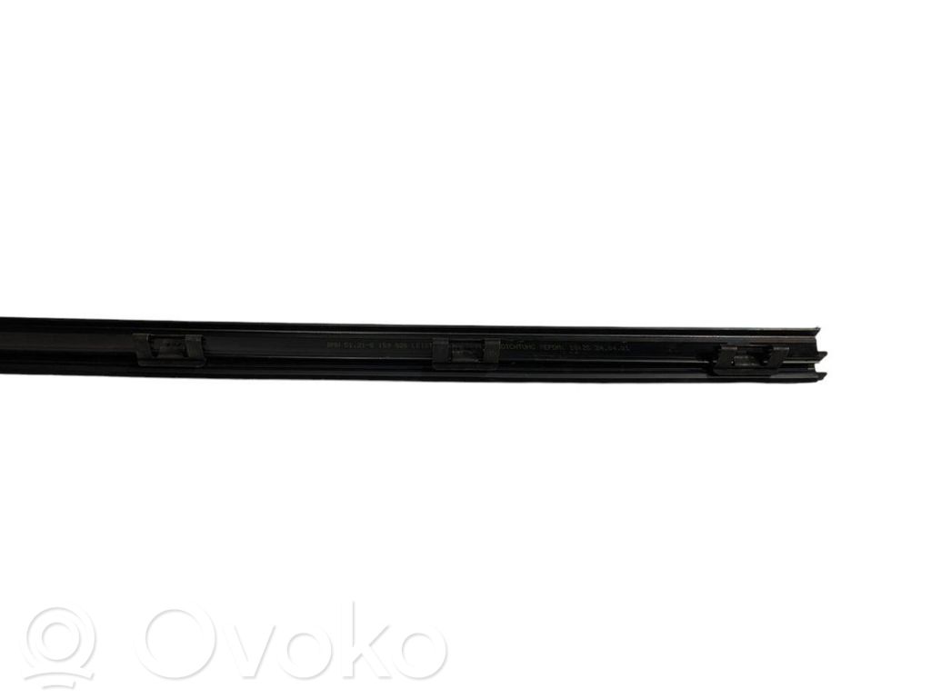 Front door glass trim