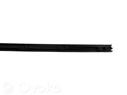 Front door glass trim