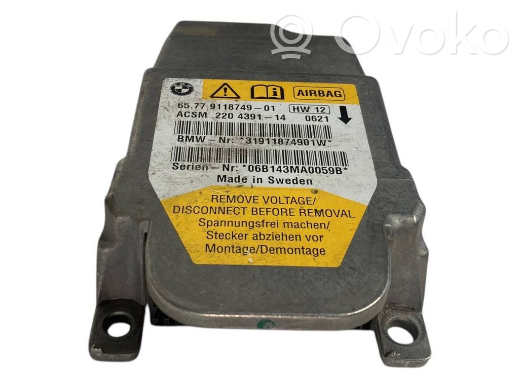 Gaisa spilvenu vadības bloks