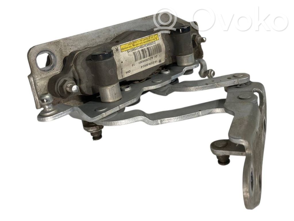 Dzinēja pārsega eņģe (-es)