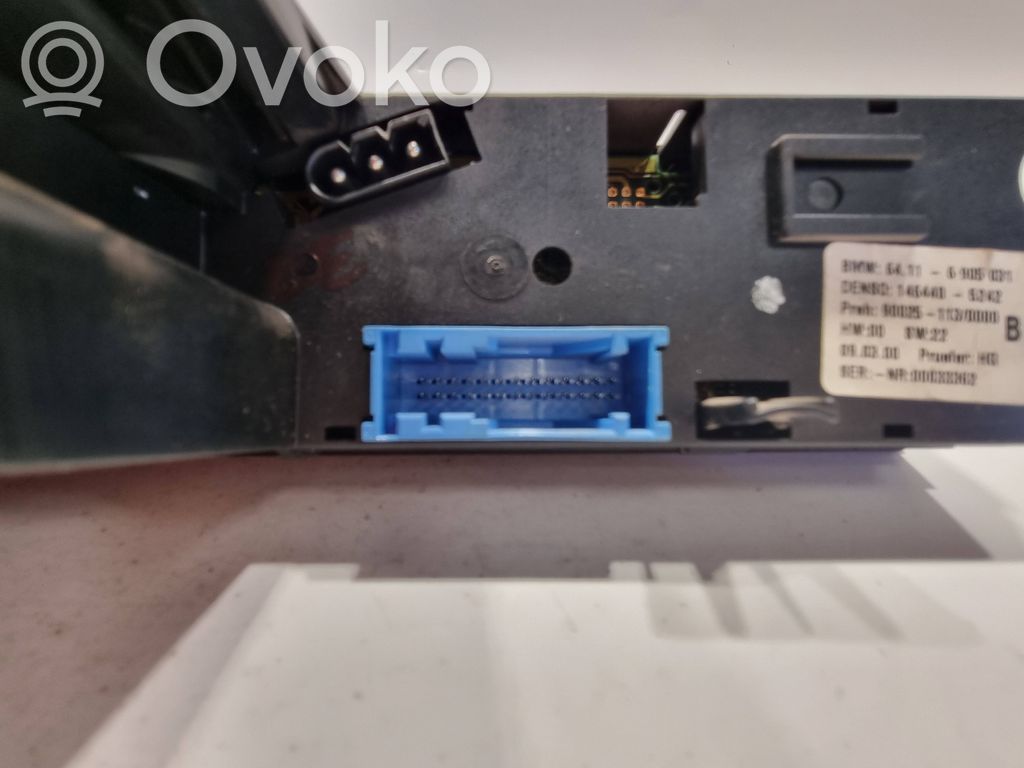 Gaisa kondicioniera / klimata kontroles / salona apsildes vadības bloks (salonā)