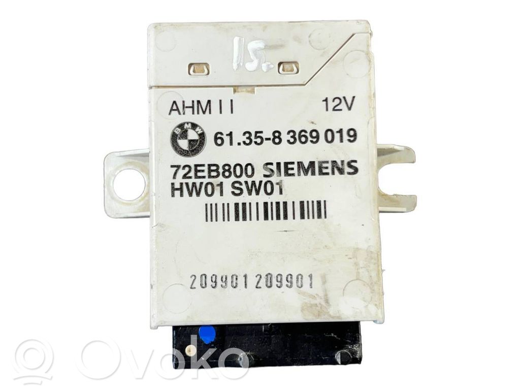 Trailer hitch control unit