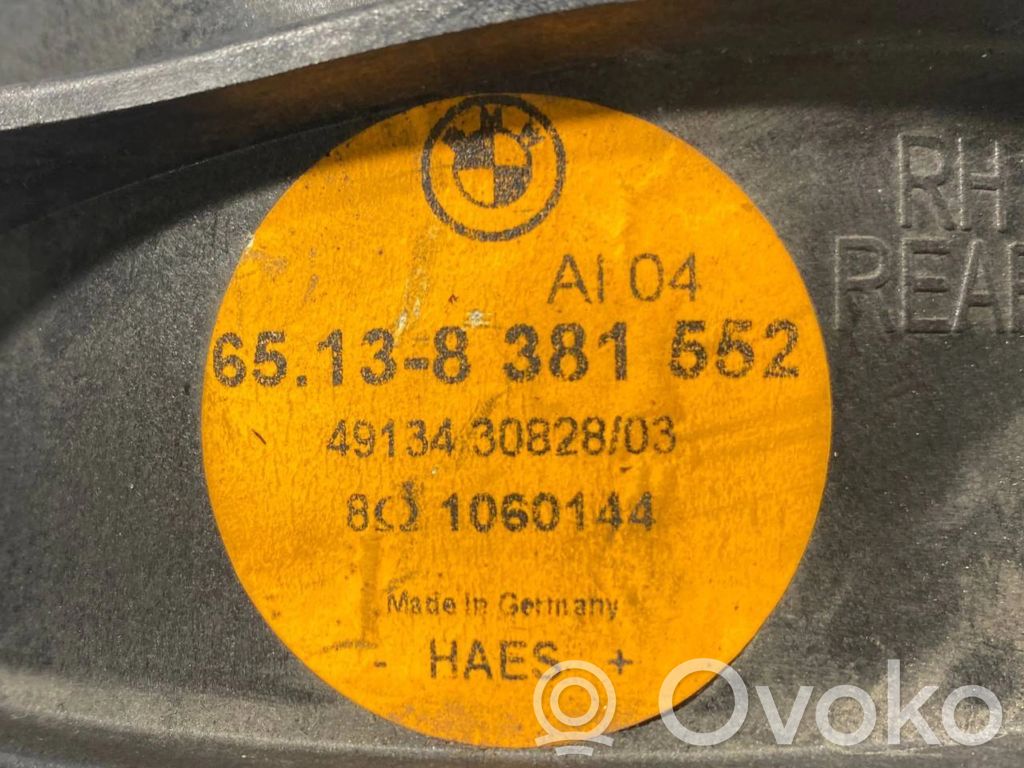 Speaker(s) in the rear door