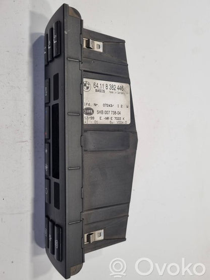 Gaisa kondicioniera / klimata kontroles / salona apsildes vadības bloks (salonā)