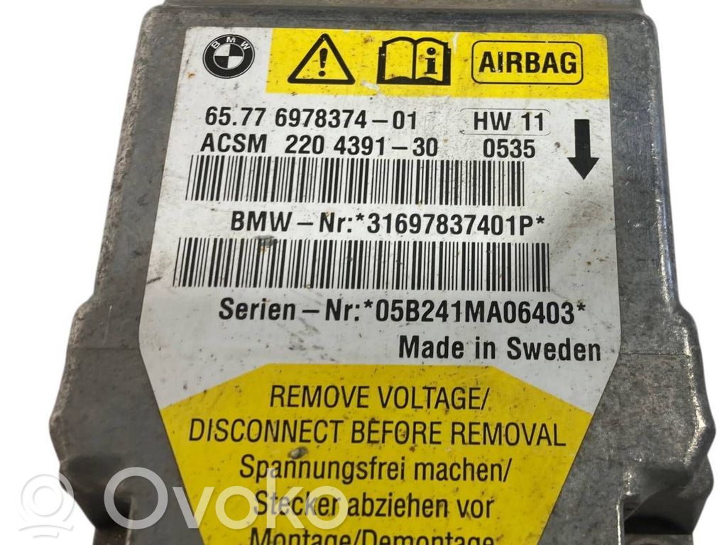 Gaisa spilvenu vadības bloks
