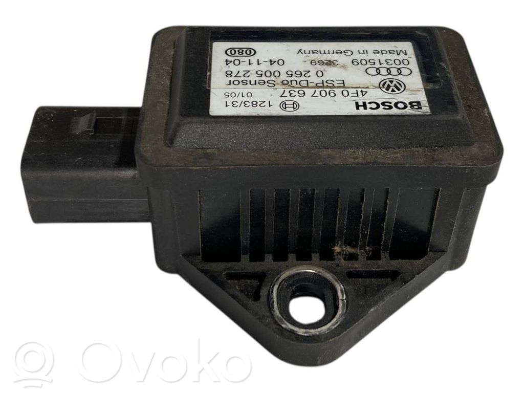 ESP (elektroniskās stabilitātes programmas) sensors (paātrinājuma sensors)