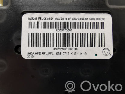 Блок управления кондиционером/климат-контролем/отоплением салона (в салоне)