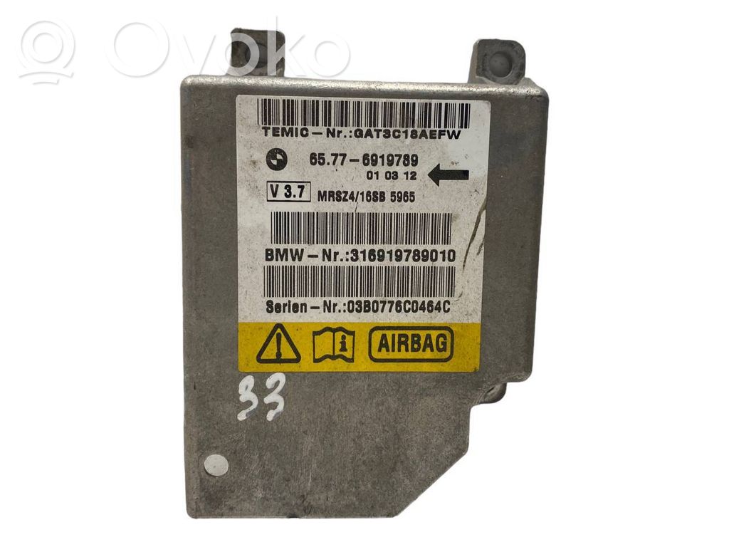 Gaisa spilvenu vadības bloks