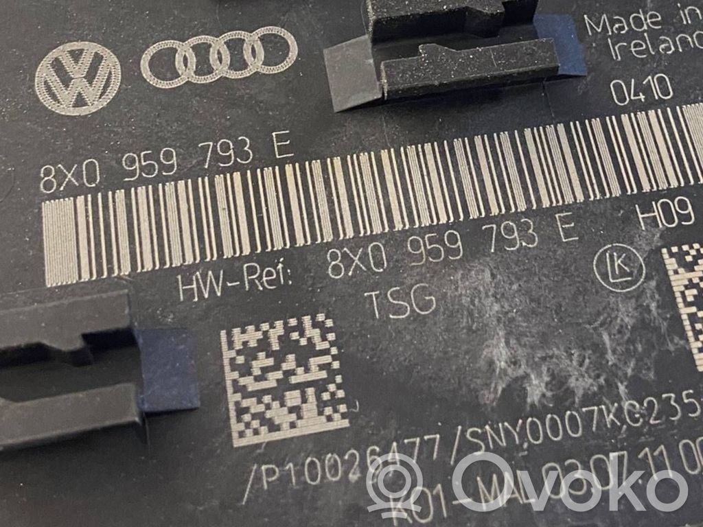 Priekšpusē elektriskā loga pacelšanas mehānisma komplekts