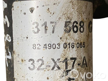 Priekšpusē amortizators ar atsperi