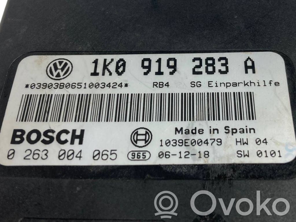 Parkošanas (PDC) vadības bloks