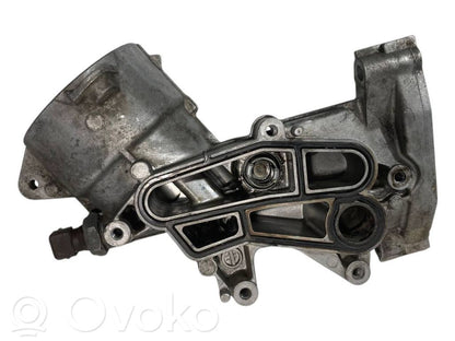Oil filter holder/cooler