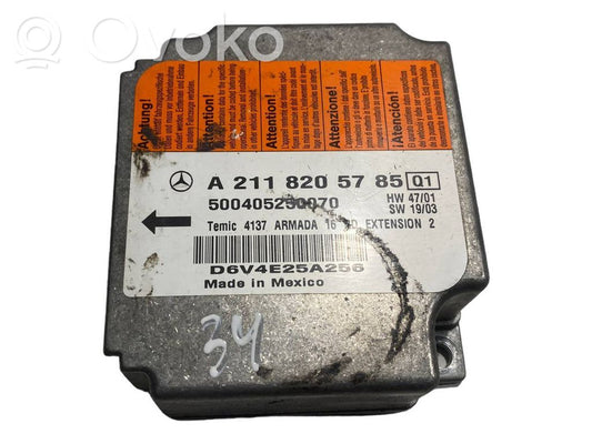 Airbag control unit