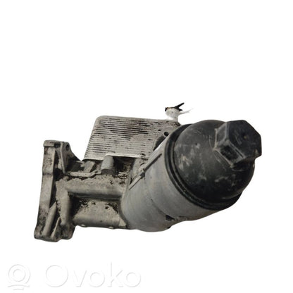 Oil filter holder/cooler