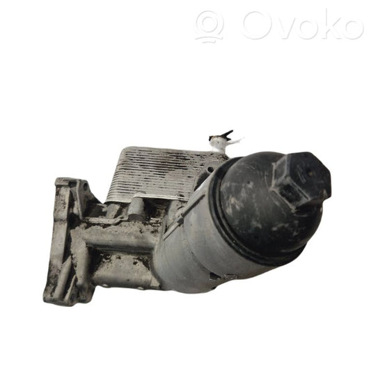 Oil filter holder/cooler