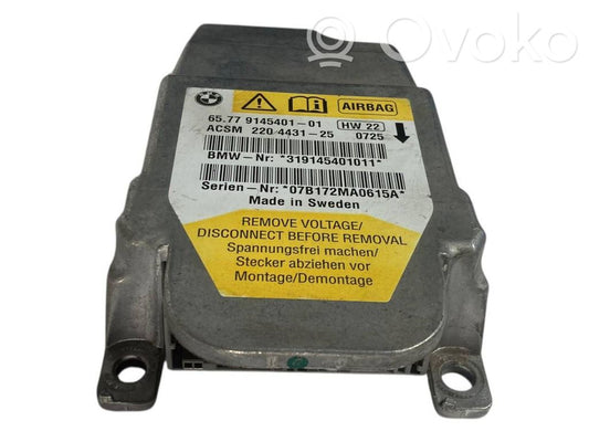 Gaisa spilvenu vadības bloks