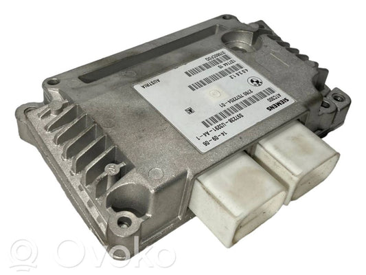 Gearbox reduction gear control unit