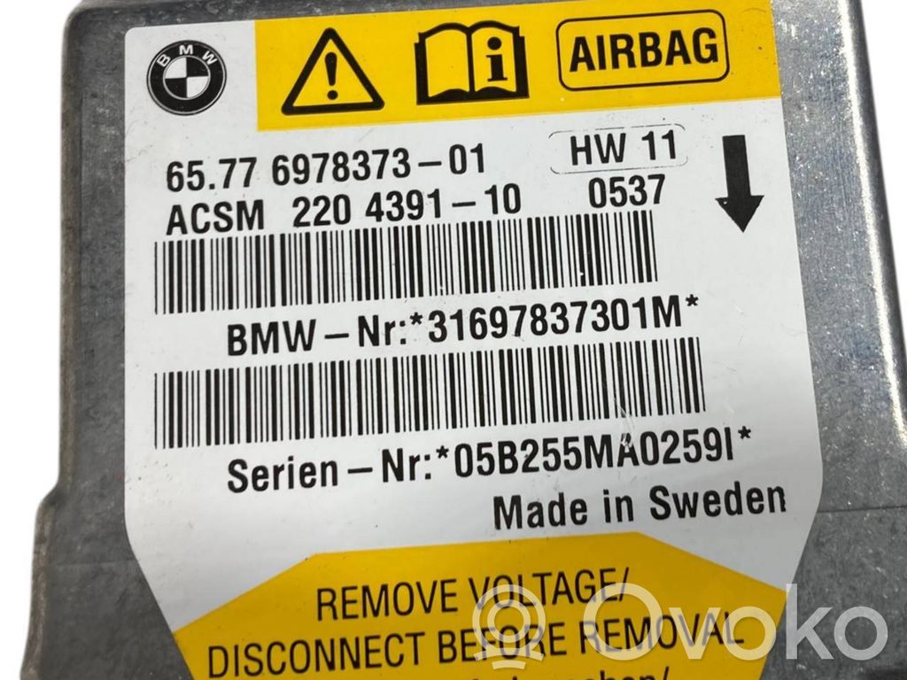 Gaisa spilvenu vadības bloks