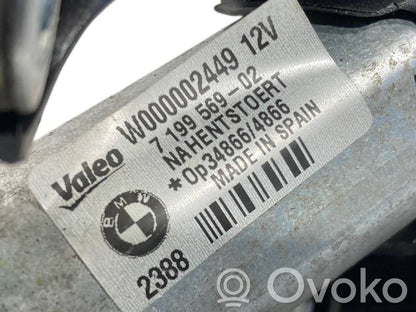 Aizmugurējā loga tīrītāja motoriņš