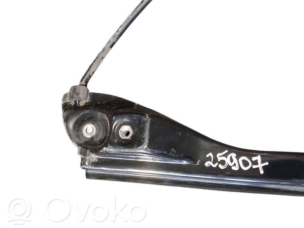 Rear electric window lift mechanism without motor