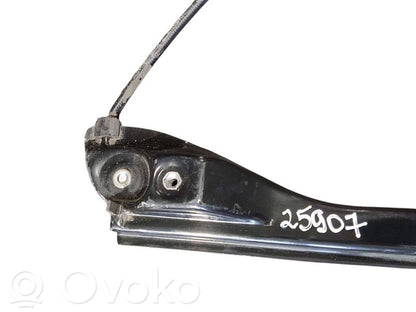 Rear electric window lift mechanism without motor