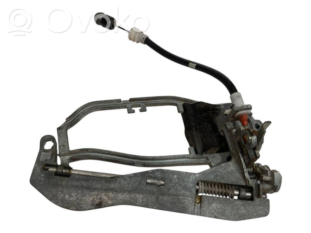 Holder/bracket for external opening handle at the back