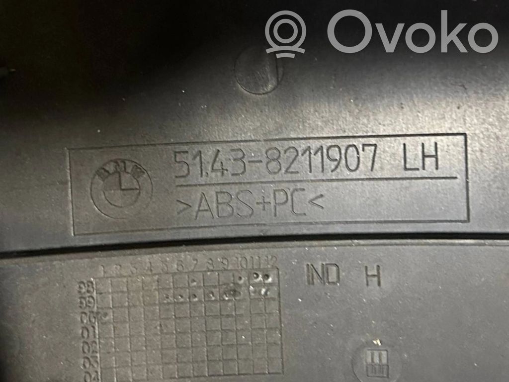 (B) statņa dekoratīvā apdare (augšdaļa)