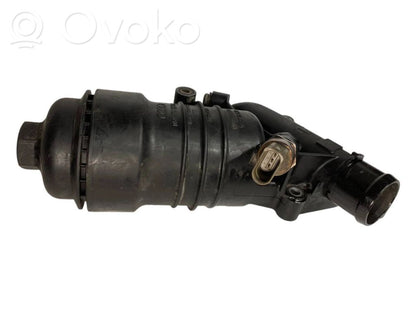 Oil filter holder/cooler