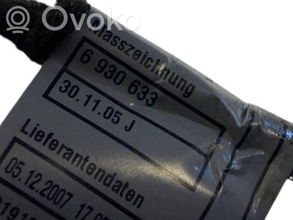 Aizmugurējo durvju vadu instalācija