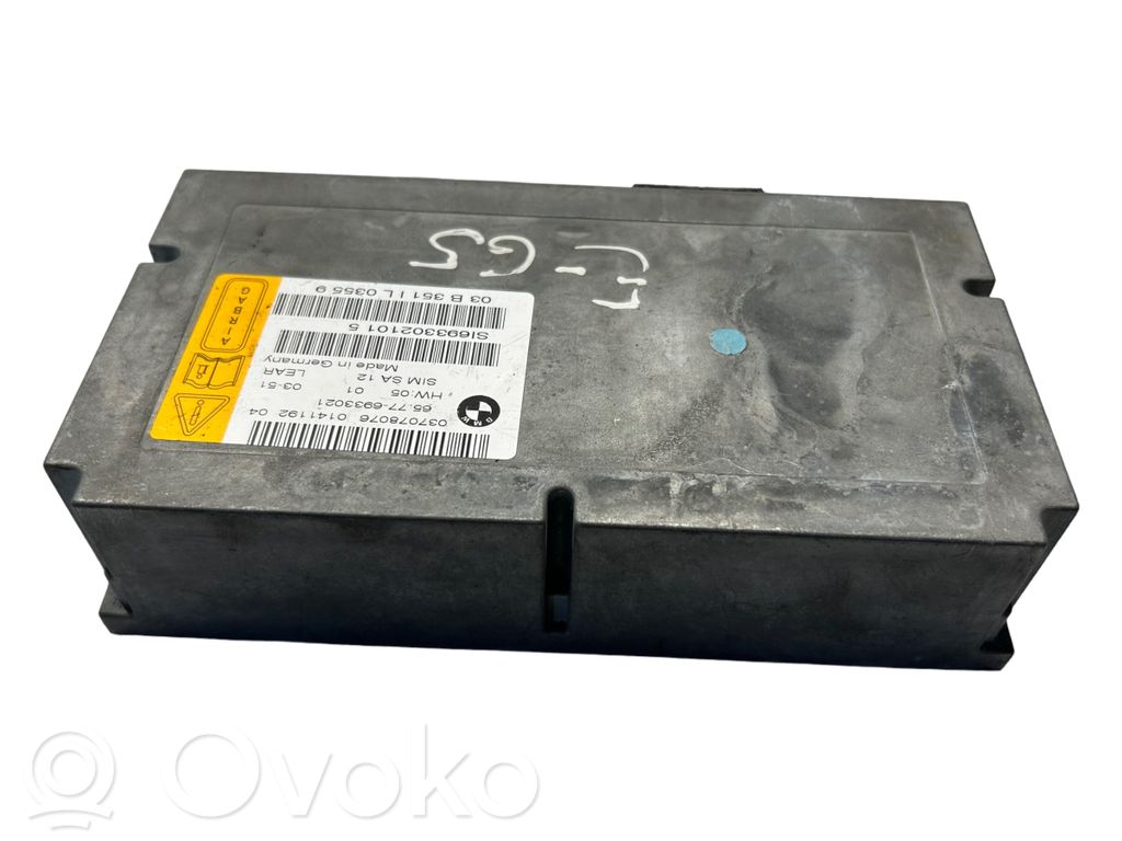 Gaisa spilvenu vadības bloks