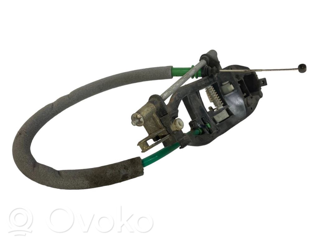 Holder/bracket for external opening handle at the front