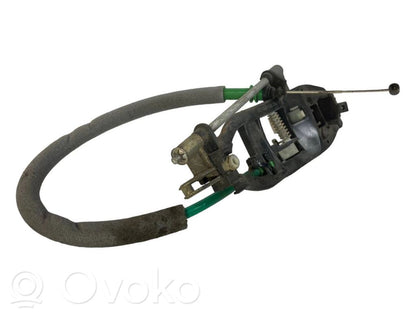 Holder/bracket for external opening handle at the front