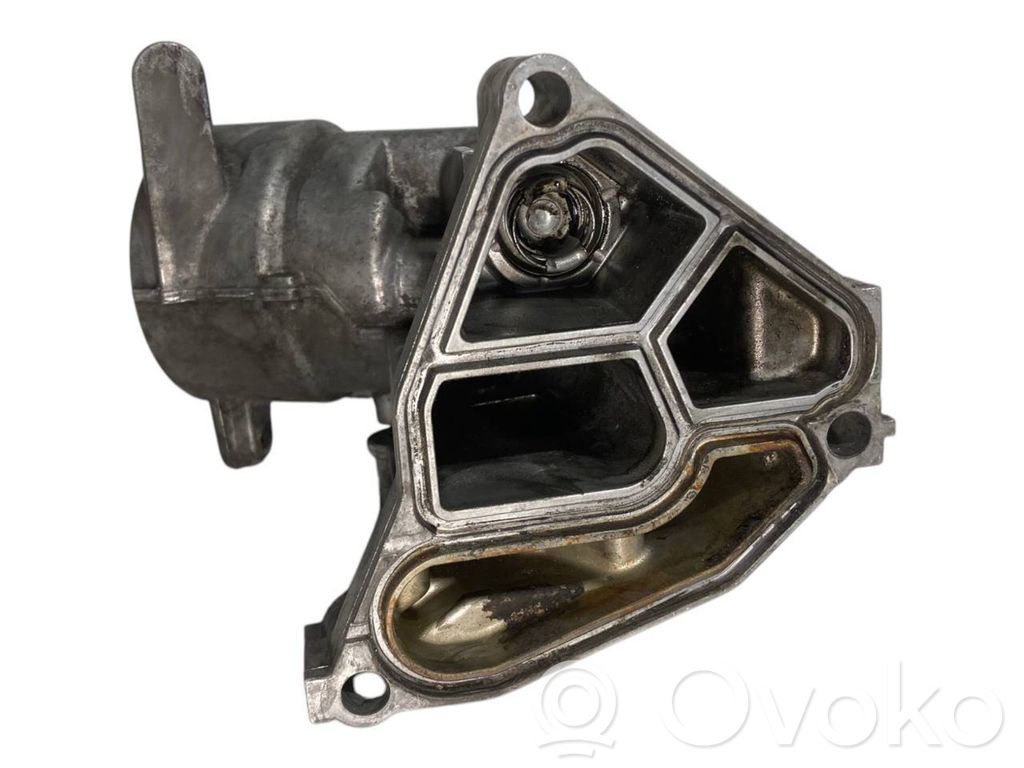 Oil filter holder/cooler