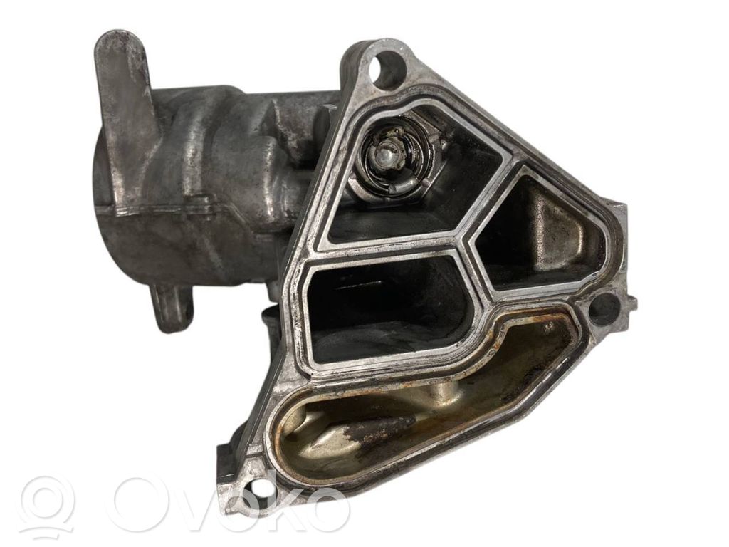 Oil filter holder/cooler