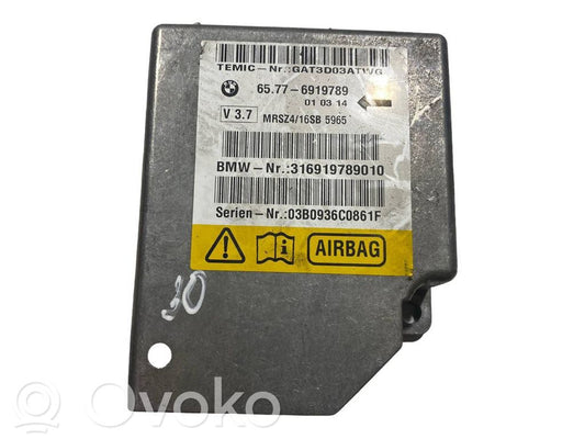 Gaisa spilvenu vadības bloks