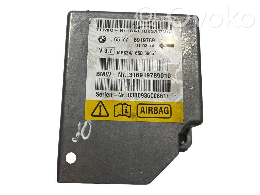 Gaisa spilvenu vadības bloks