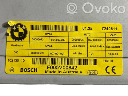 Bagāžnieka pārsega vadības bloks