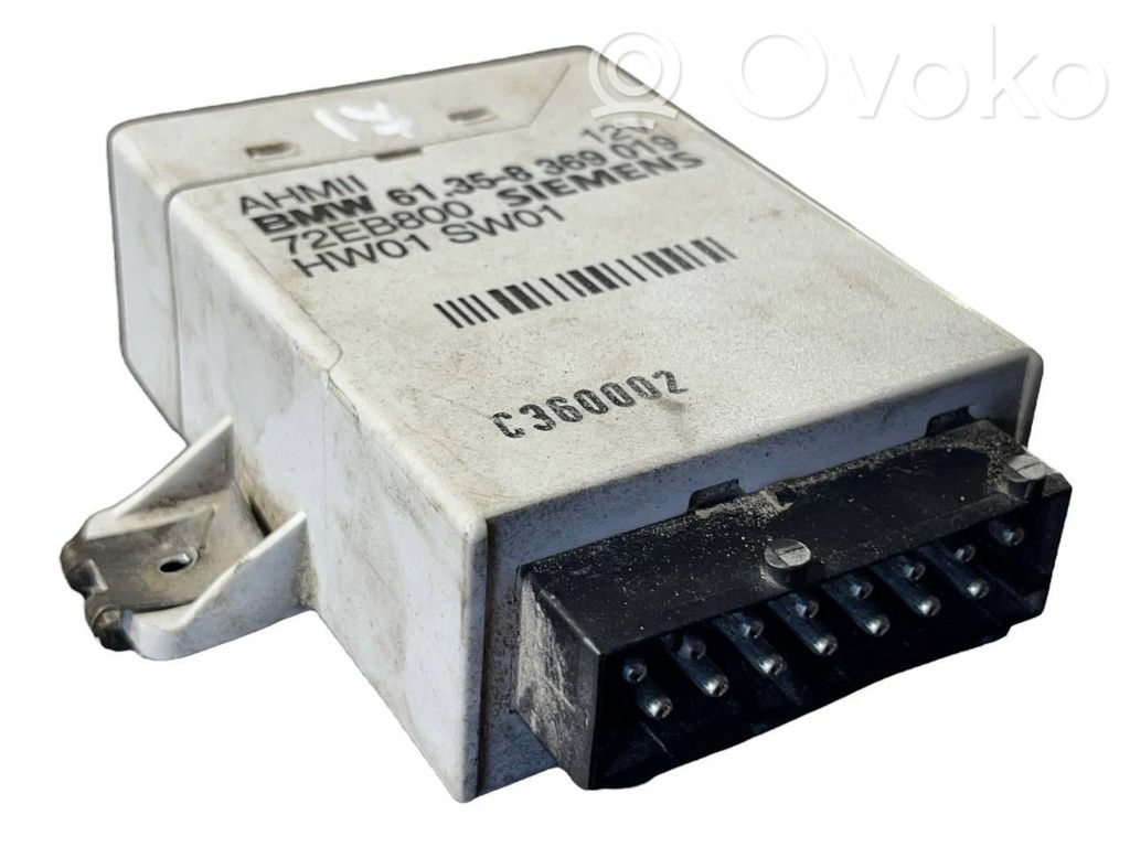 Trailer hitch control unit