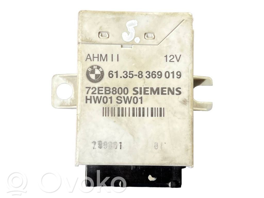 Trailer hitch control unit