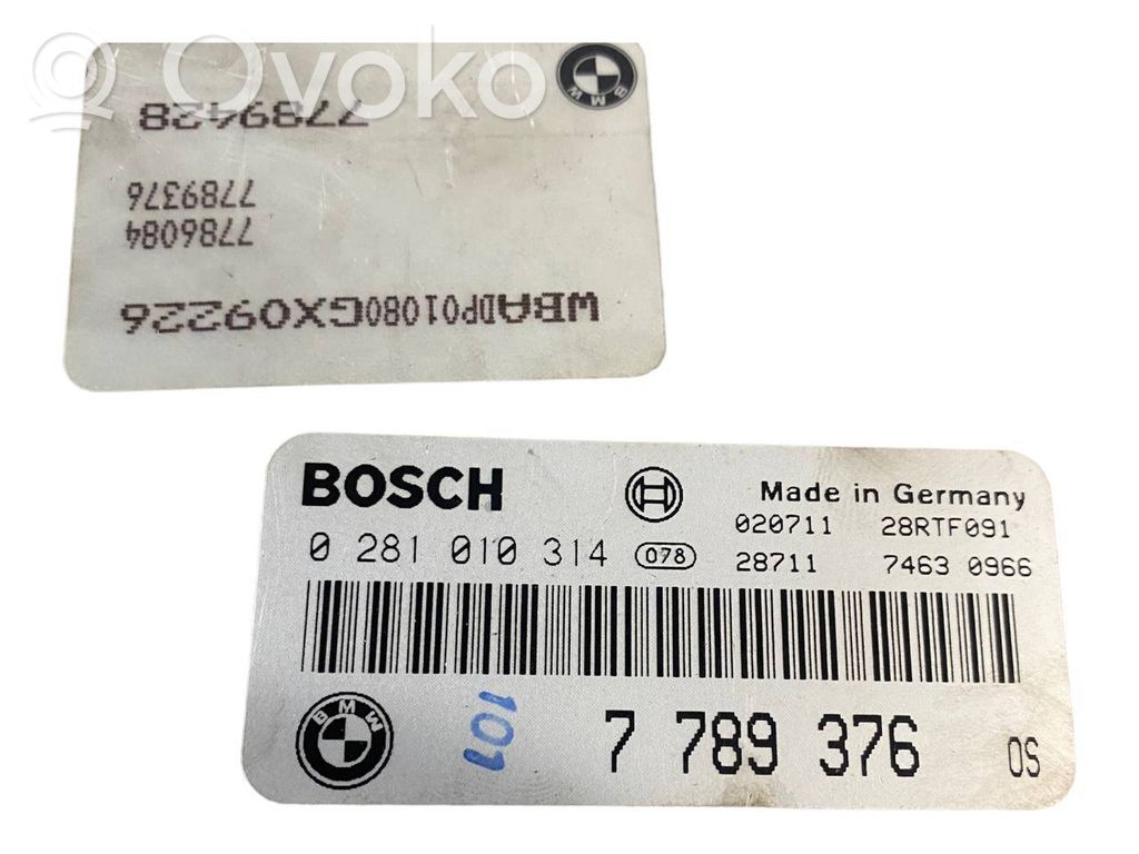 Aizdedzes ECU komplekts