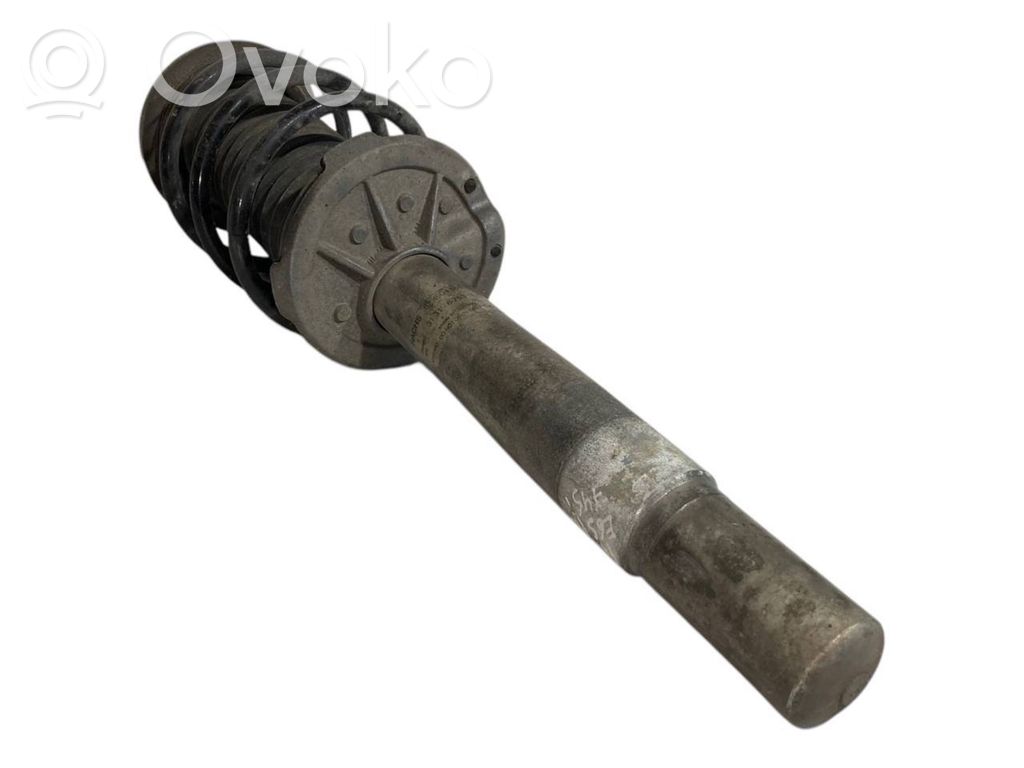 Front shock absorber with spring