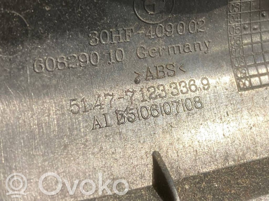 Bagāžnieka sliekšņa dekoratīvā apdare