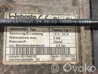 Autonomous heating ("Webasto")