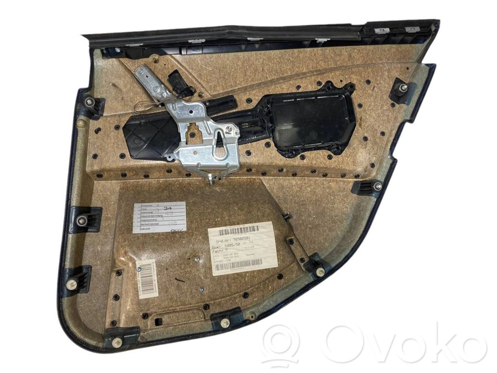 Rear door trim