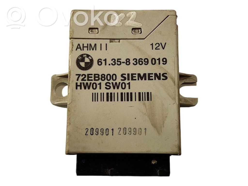 Trailer hitch control unit