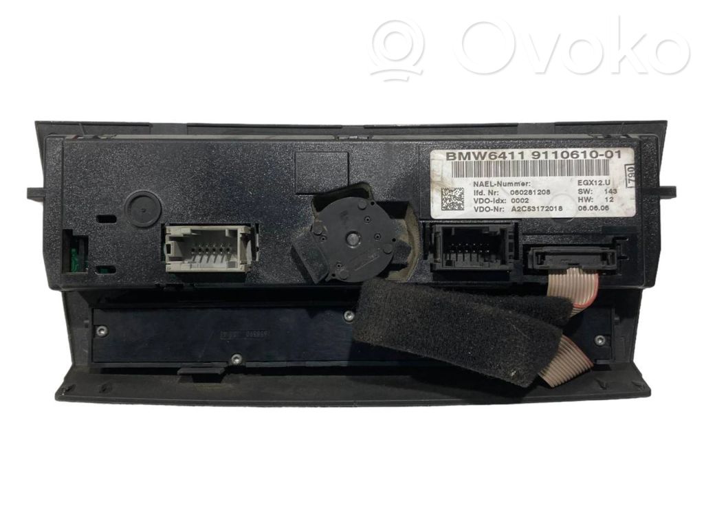 Air conditioning / climate control / interior heating control unit (in the passenger compartment)