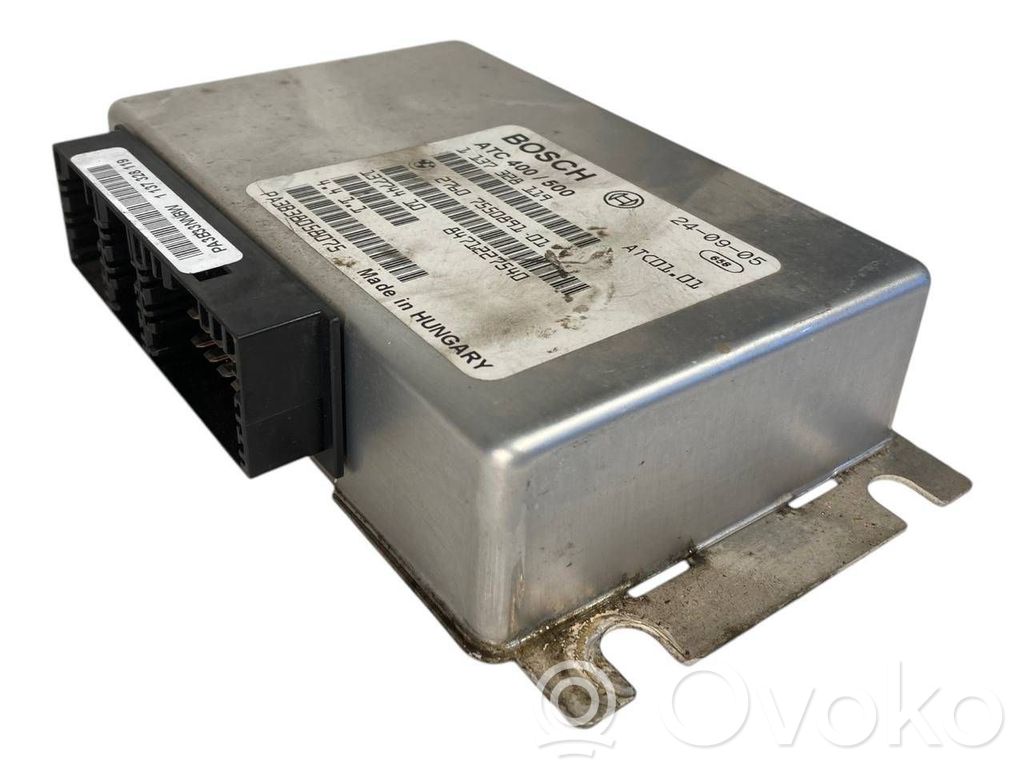 Pārnesumkārbas vadības bloks