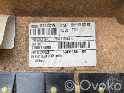 Apšuvums aizmugurējām durvīm