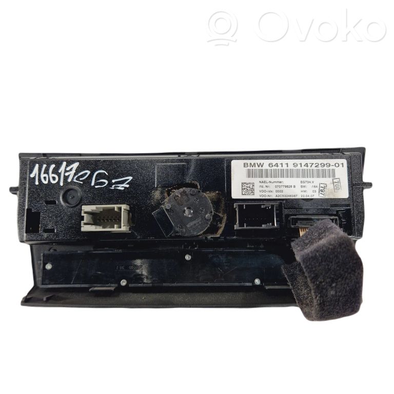 Gaisa kondicioniera / klimata kontroles / salona apsildes vadības bloks (salonā)