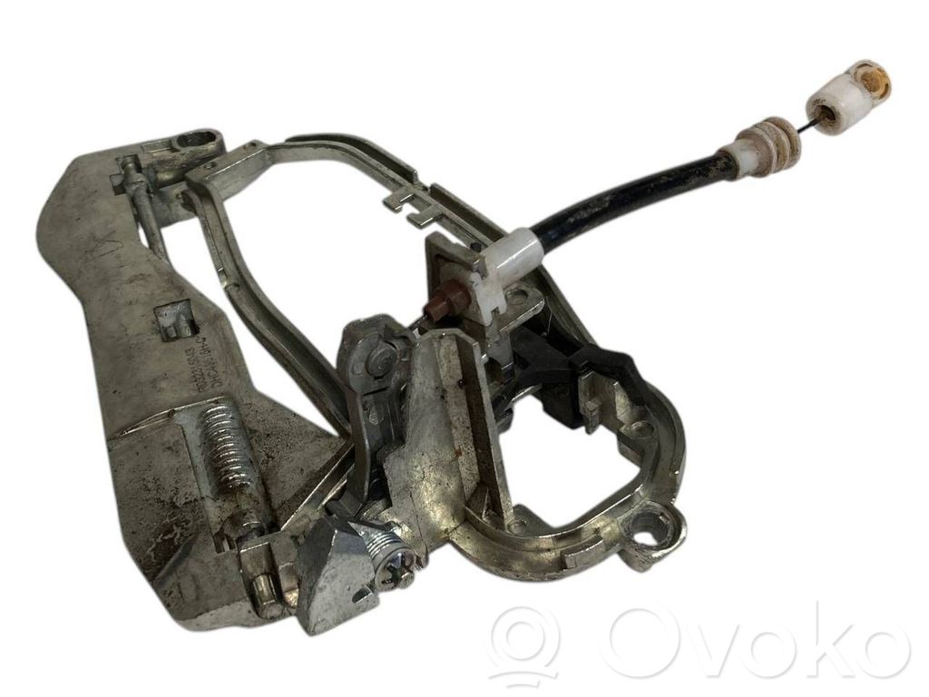 Holder/bracket for external opening handle at the front